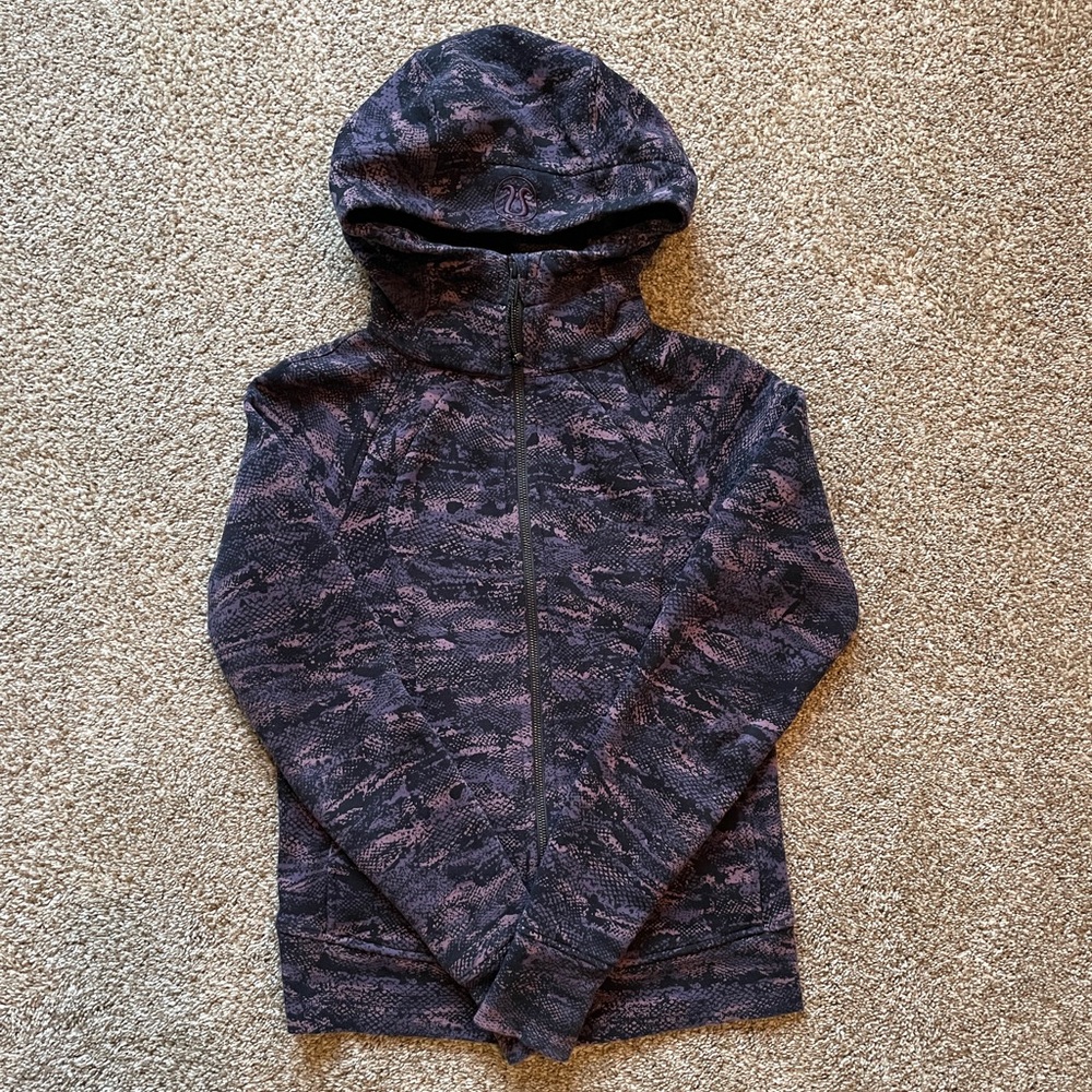 Lululemon Full Zip Hoodie (Purple/Black)